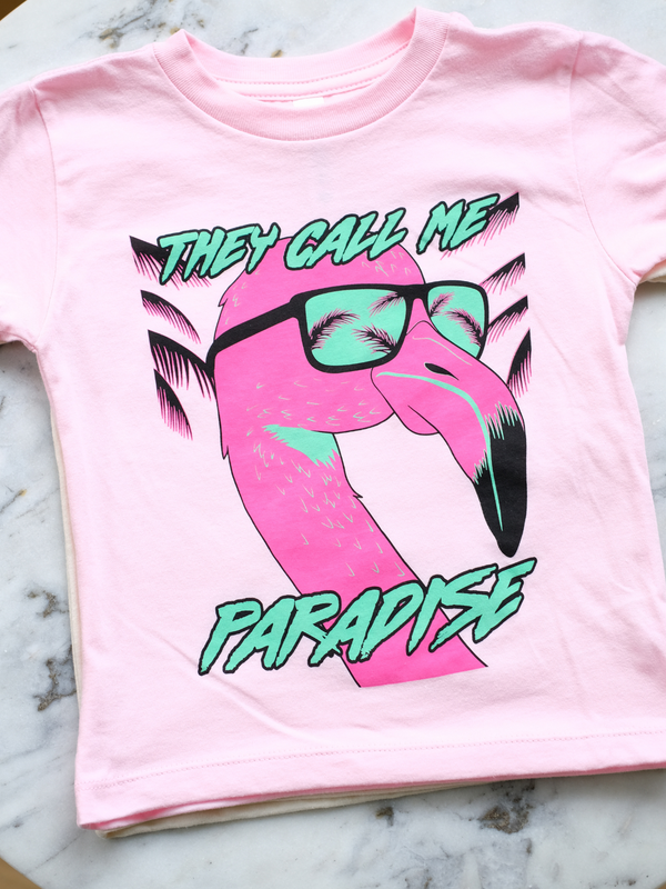 They Call Me Paradise | Kids Graphic Tee-Tees-Ambitious Kids