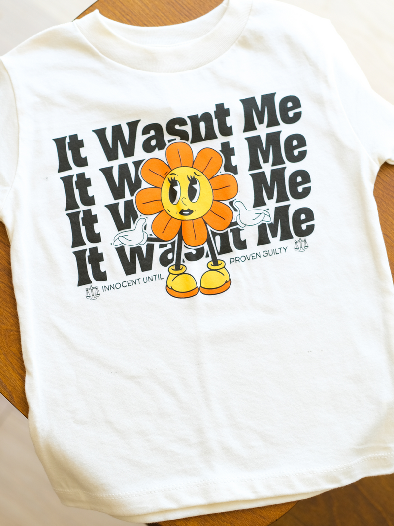 It Wasnt Me | Graphic Tee-Tees-Ambitious Kids