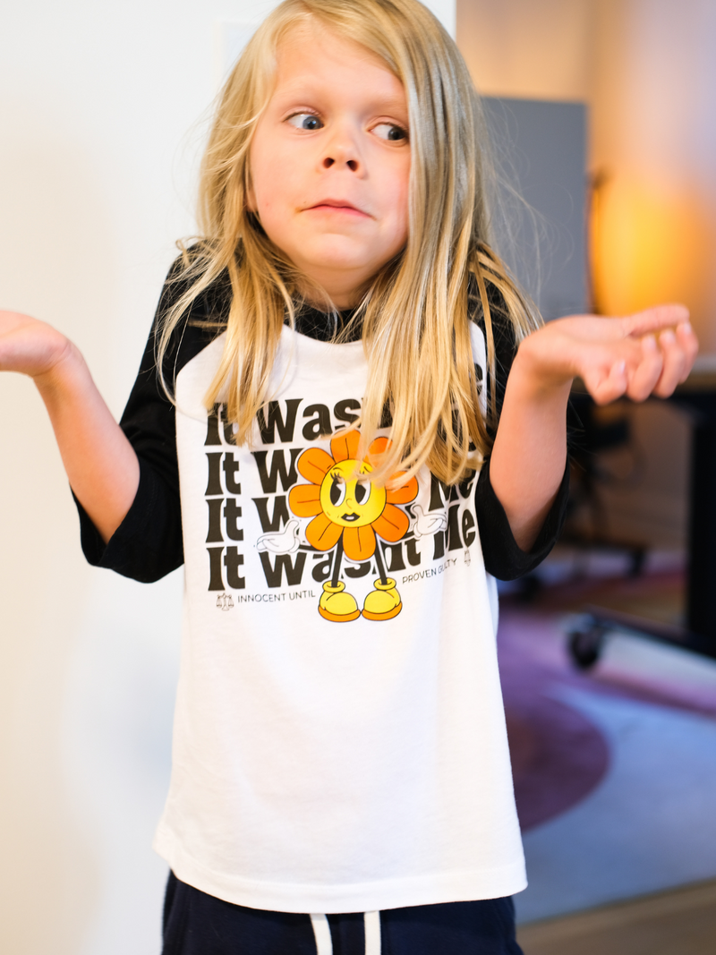 It Wasn't Me | Baseball Tee-Tees-Ambitious Kids