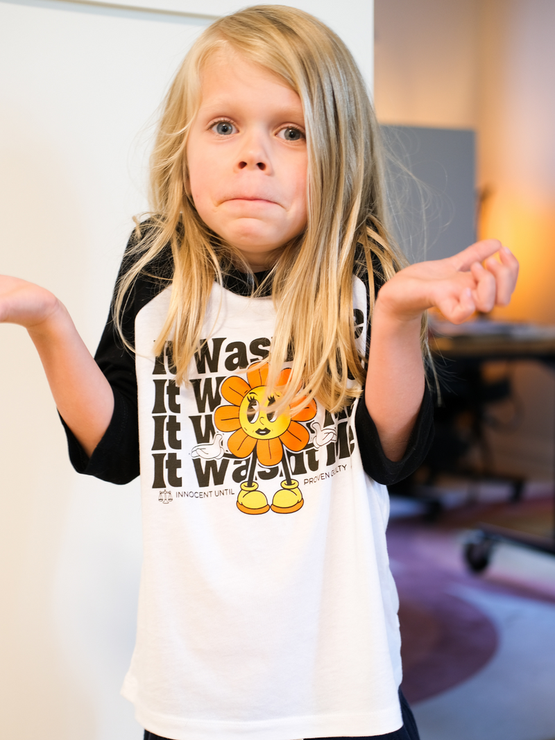 It Wasn't Me | Baseball Tee-Tees-Ambitious Kids