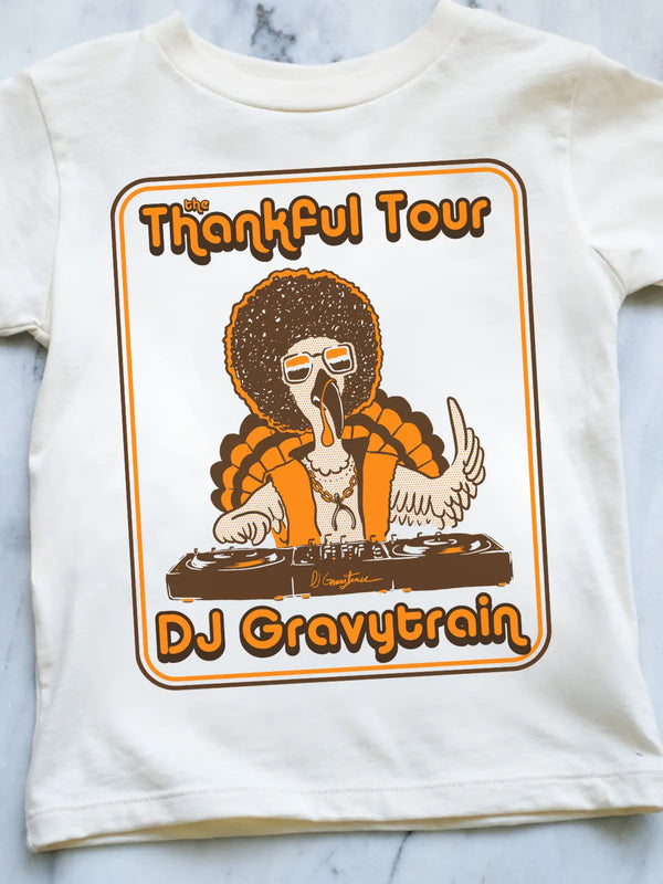 DJ Gravytrain | Kids Graphic Tee-Tees-Ambitious Kids