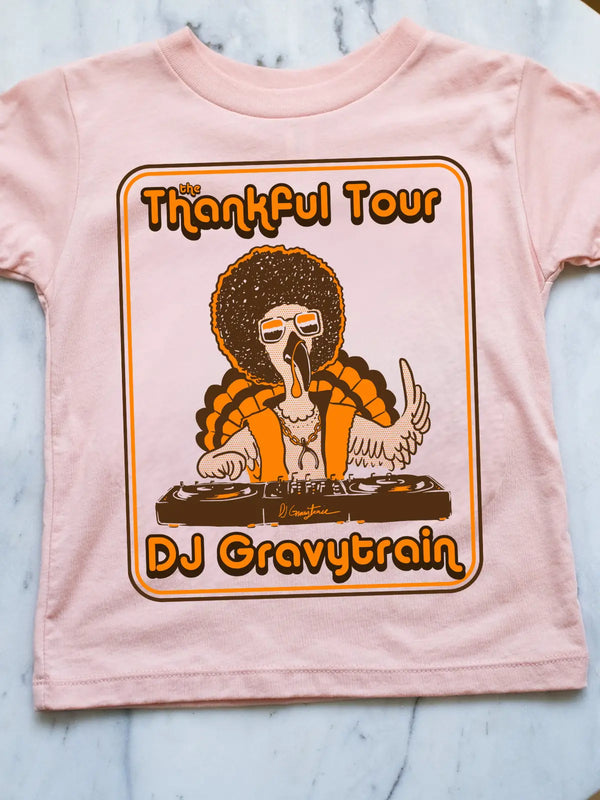 DJ Gravytrain | Kids Graphic Tee-Tees-Ambitious Kids