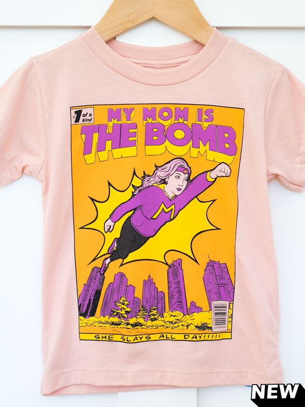 My Mom is the Bomb | Graphic Tee-Tees-Ambitious Kids