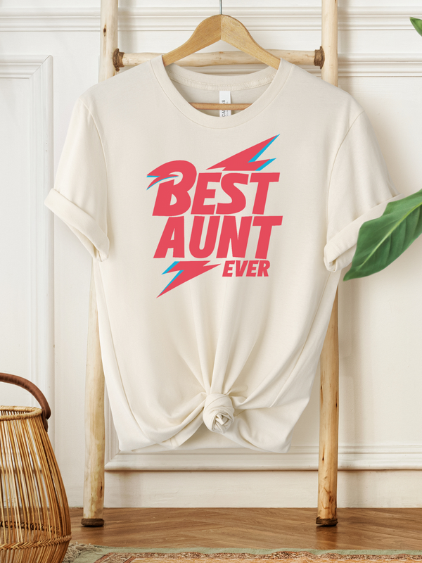 Best Aunt Ever | Women's Graphic Tee-Ambitious Kids