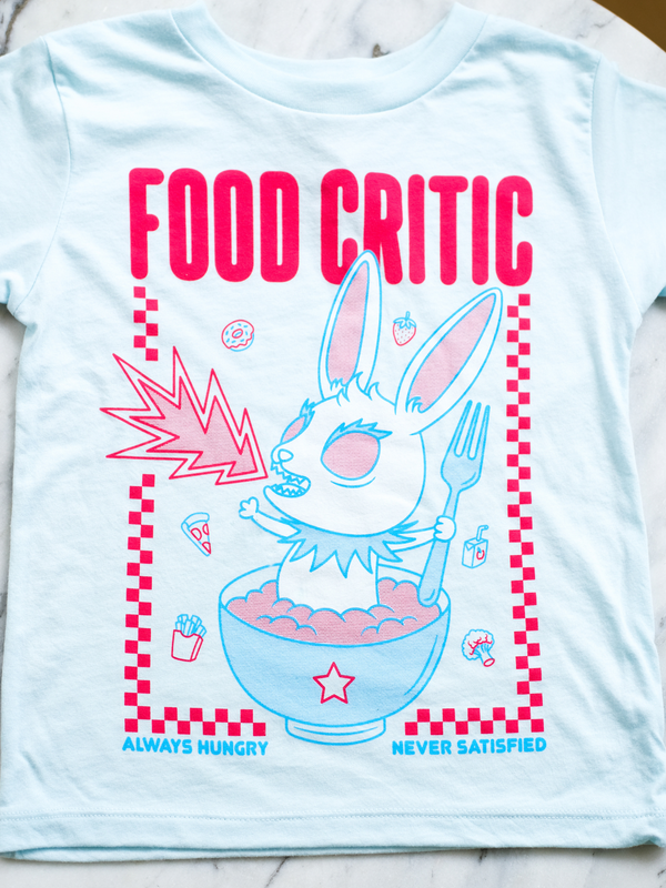 Food Critic | Graphic Tee-Tees-Ambitious Kids