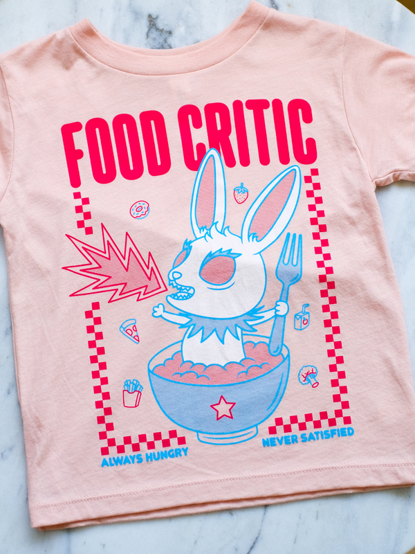 Food Critic | Graphic Tee-Tees-Ambitious Kids